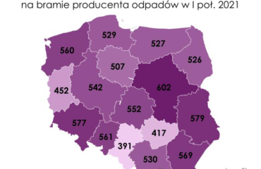 Średnie dopłaty do frakcji energetycznej w I poł. 2021